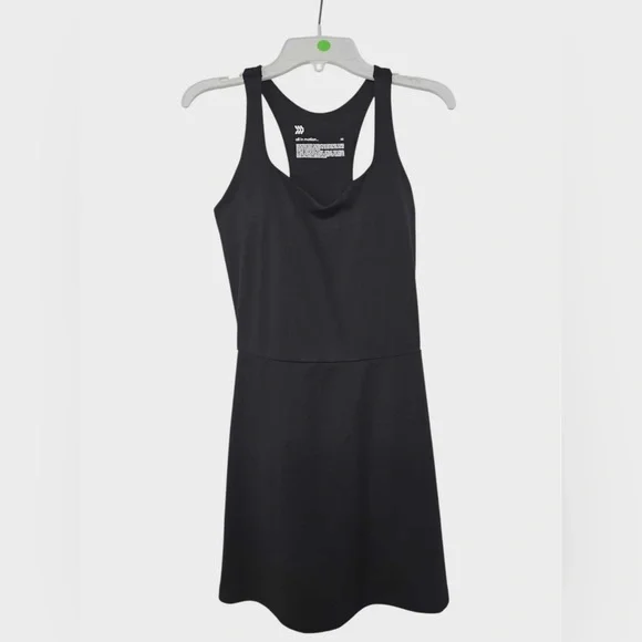 All In Motion Knit Halter Sport Active Black Stretchy Dress, Women’s Sz XS - NWT - Picture 2 of 3